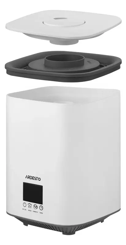 Зволожувач повітря ARDESTO USH-H-26W ультразвуковий, 25м2, 3.1л, 250мл/г фото