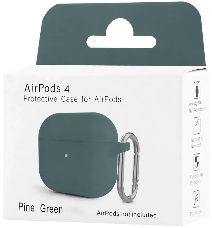 Чохол для AirPods 4TH GEN Silicone Case New (Pine Green) фото