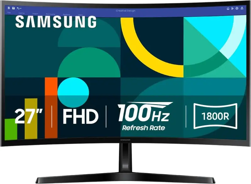 Монітор 27" Samsung LS27D366GAIXCI - фото - №0