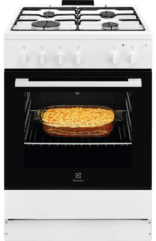 Плита газова Electrolux LKG604012W - фото - №0