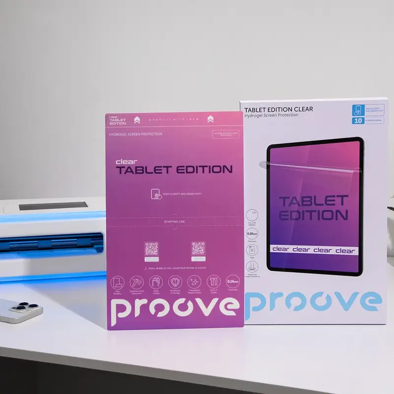 Захисна гідрогелева плівка Proove Hydrogel Screen Protection TABLET EDITION Clear 10 - фото - №4