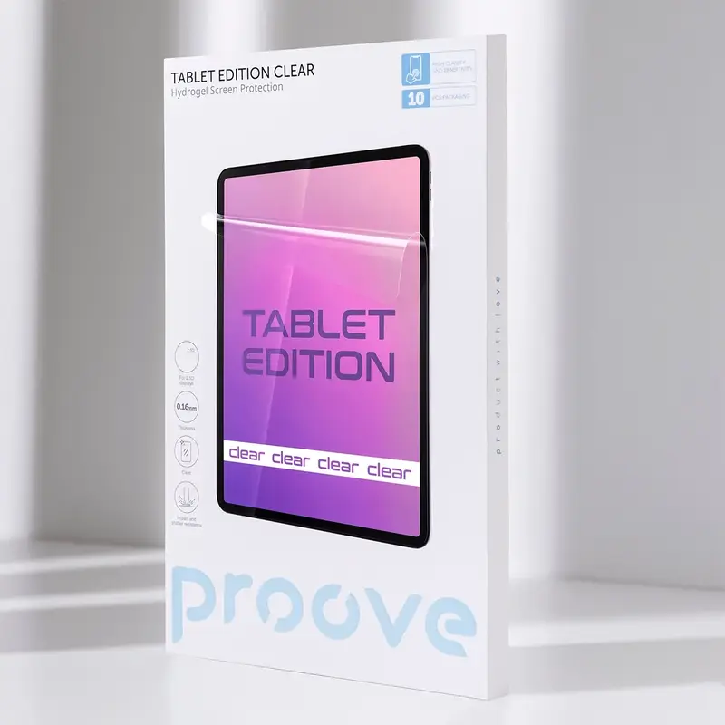 Захисна гідрогелева плівка Proove Hydrogel Screen Protection TABLET EDITION Clear 10 - фото - №3