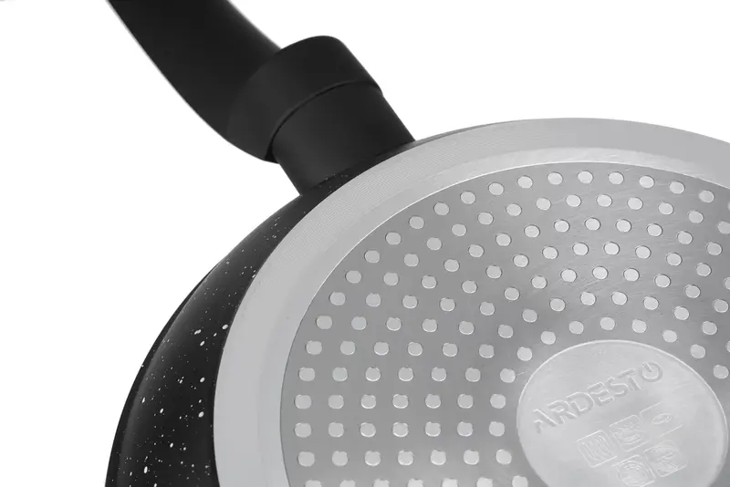 Сковорода Ardesto Gemini Gourmet Spoleto, 28см, алюміній, чорний - фото - №3