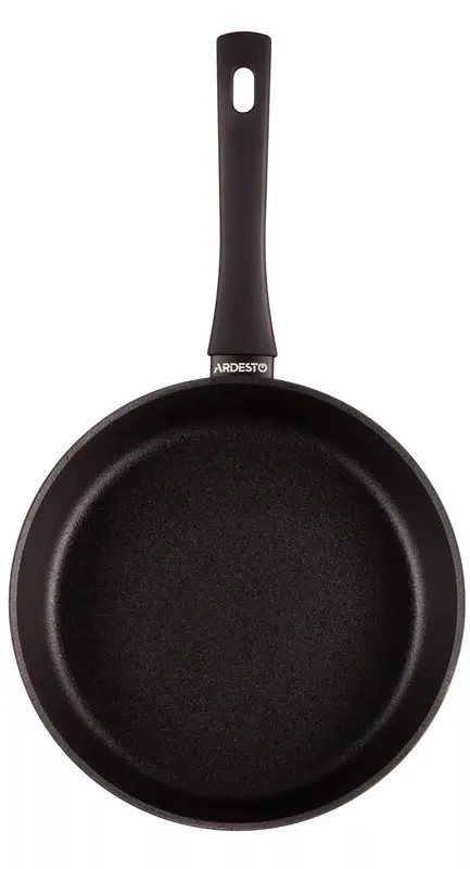 Сковорода глибока Ardesto Black Mars Favola, 26см, алюміній, чорний - фото - №2