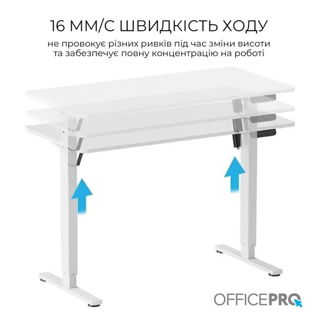 Компьютерный стол Officepro ODE1260W White фото