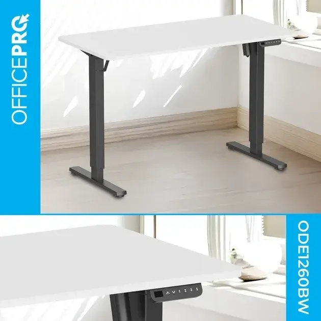 Компьютерный стол Officepro ODE1260WB White/Black фото
