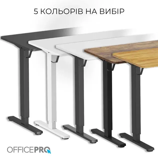 Компьютерный стол Officepro ODE1260WB White/Black фото