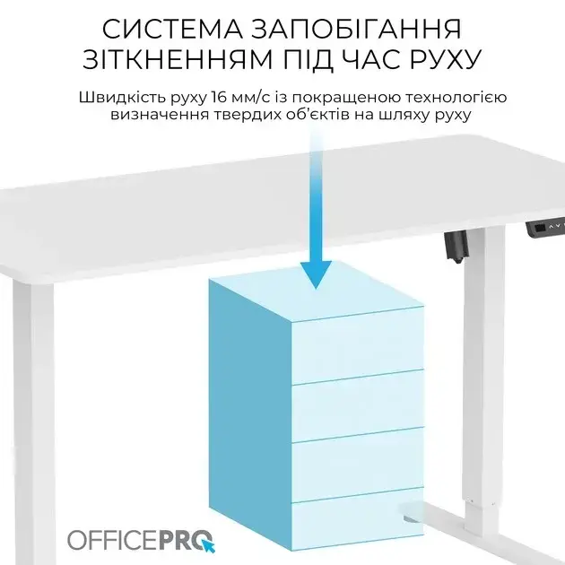 Компьютерный стол Officepro ODE1470W White фото