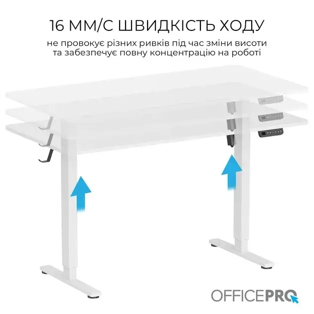 Компьютерный стол Officepro ODE1470W White фото