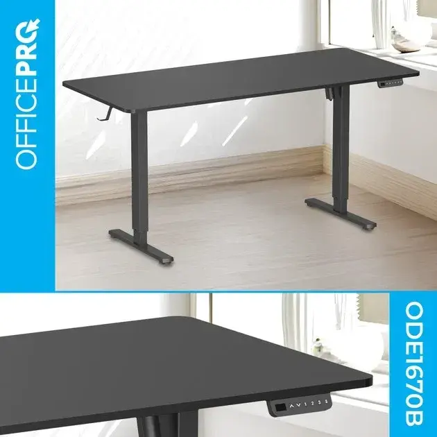 Компьютерный стол Officepro ODE1670B Black фото
