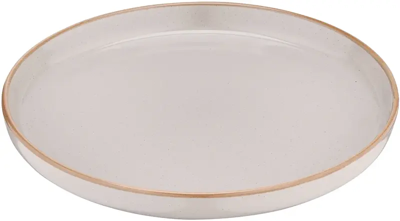 Тарілка обідня Ardesto Apulia, 26.6см, кераміка, сірий - фото - №1