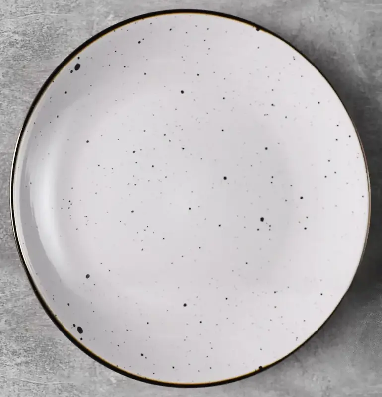 Тарілка обідня Ardesto Bagheria Bright white, 26см, кераміка, білий - фото - №3