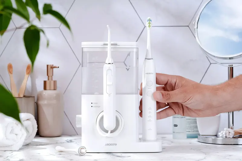 Ирригатор + зубная щетка Ardesto OI-R600WTB - фото - №7