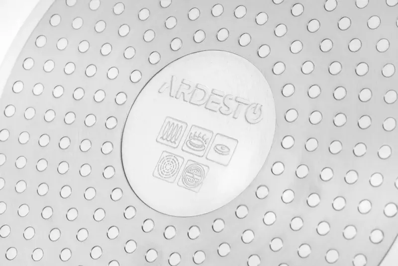 Сковорода глубокая с крышкой Ardesto Gemini Gourmet Viareggio, 26см, алюминий, черный - фото - №5