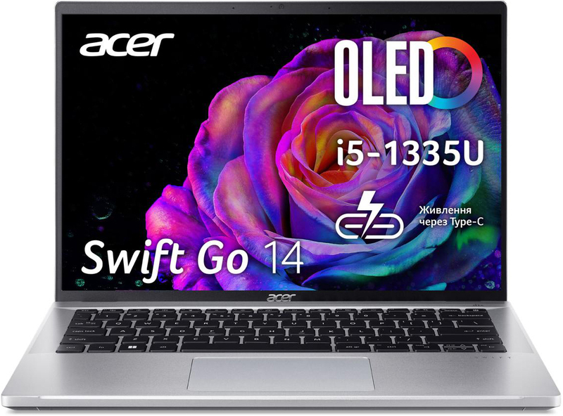 Ноутбук Acer Swift Go 14 SFG14-71-530S Pure Silver (NX.KMZEU.006) фото