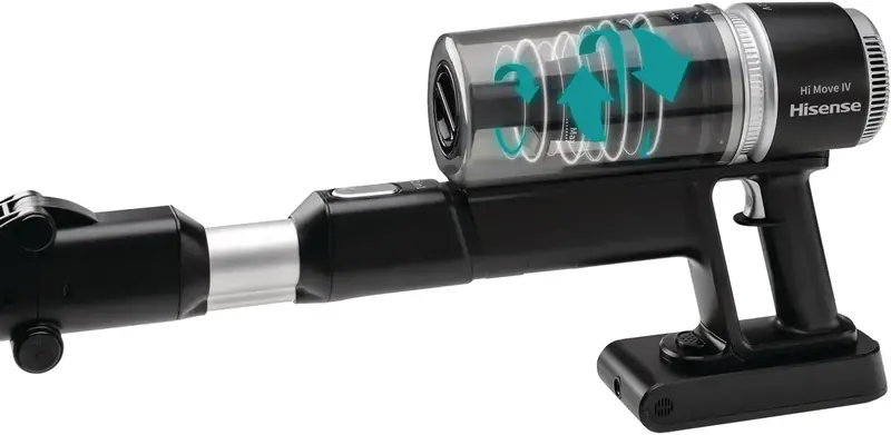 Пылесос ручной Hisense HVC6134BK - фото - №3