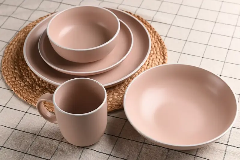 Тарілка обідня Ardesto Cremona Summer pink, 26см, кераміка, рожевий - фото - №1