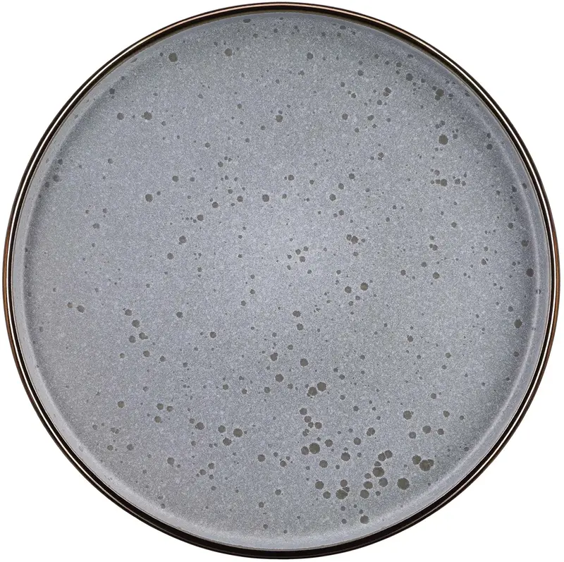 Тарілка обідня Ardesto Fasano, 26см, кераміка, сірий - фото - №0