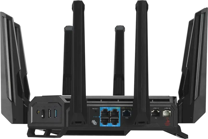 Интернет роутер Asus GT-BE19000 BE-19000 1x10GE LAN, 3x2.5GE LAN, 1x10GE WAN/LAN, 1x2.5GE WAN/LAN фото