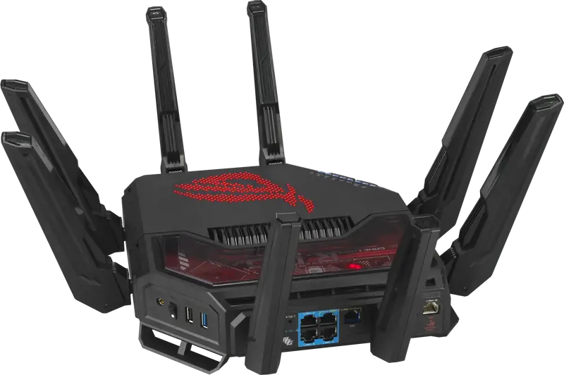 Интернет роутер Asus GT-BE19000 BE-19000 1x10GE LAN, 3x2.5GE LAN, 1x10GE WAN/LAN, 1x2.5GE WAN/LAN фото