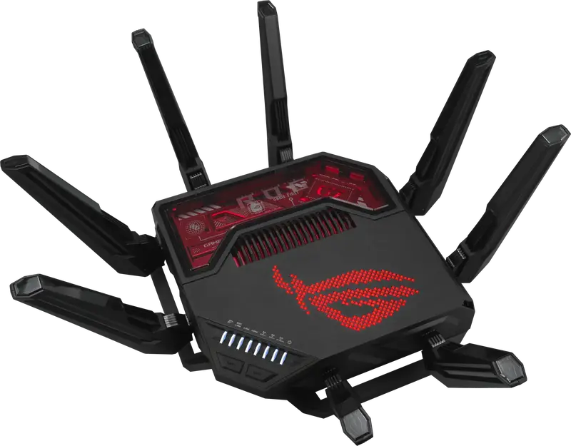 Интернет роутер Asus GT-BE19000 BE-19000 1x10GE LAN, 3x2.5GE LAN, 1x10GE WAN/LAN, 1x2.5GE WAN/LAN фото