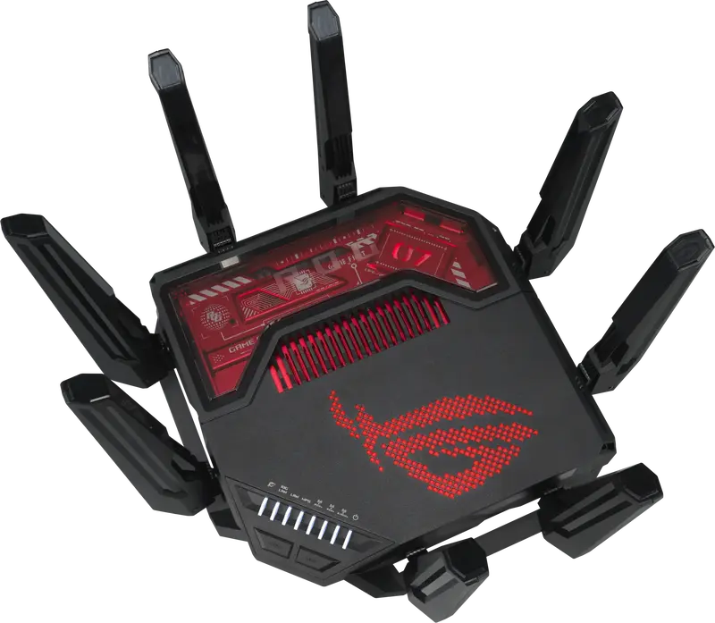 Интернет роутер Asus GT-BE19000 BE-19000 1x10GE LAN, 3x2.5GE LAN, 1x10GE WAN/LAN, 1x2.5GE WAN/LAN фото