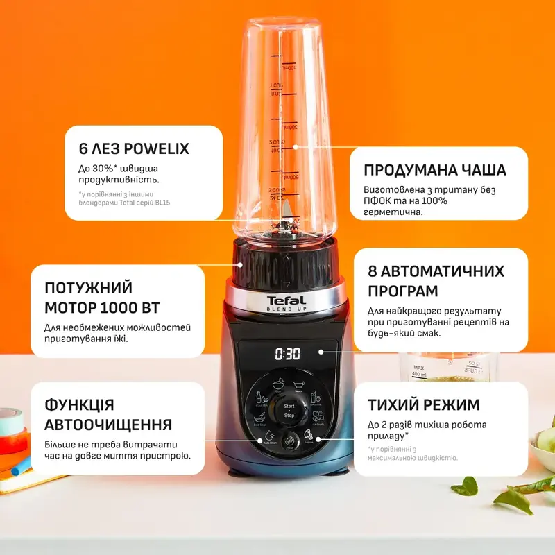 Блендер стаціонарний Tefal BLEND UP BL19H4F0 - фото - №6