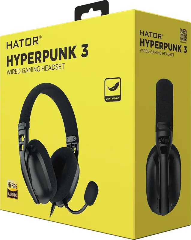 Гарнитура игровая HATOR Hyреrpunk 3 Hi-Res (ESH01) black фото