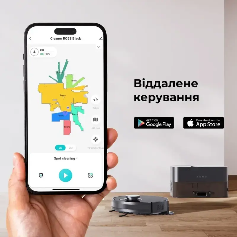 Робот-пилосос AENO RC5S (ARC0005S) - фото - №4