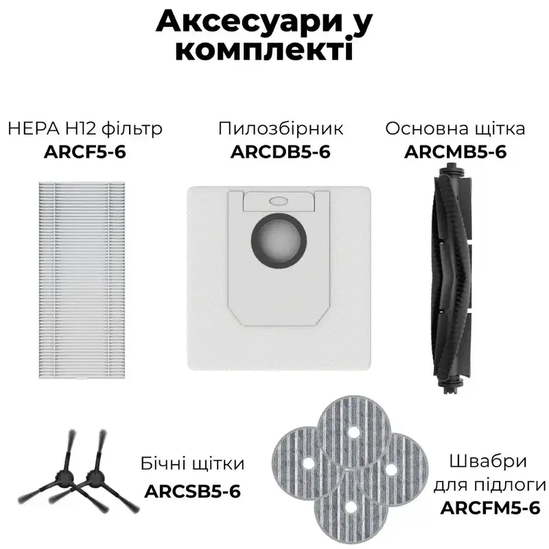 Робот-пилосос AENO RC5S (ARC0005S) - фото - №14