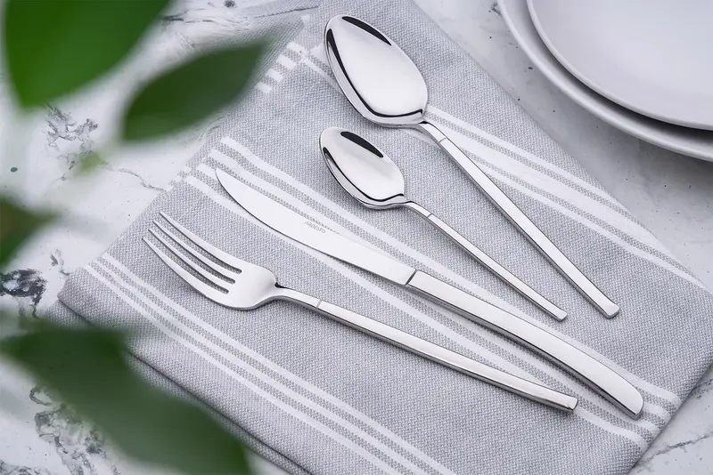 Набір столових приборів Ardesto Black Mars Monza, 24 прибори, нержавіюча сталь (AR0724MS) - фото - №6