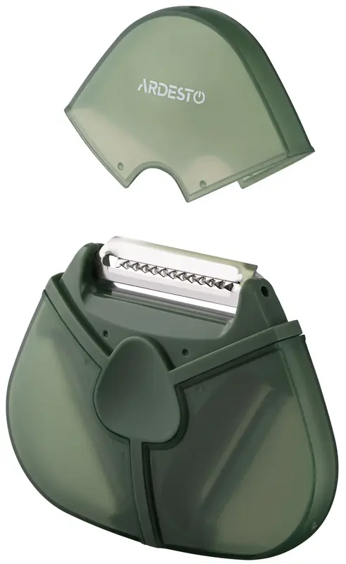 Овочечистка 3 в 1 з чохлом Ardesto Gemini, нержавіюча сталь, пластик, зелений (AR2169PG) - фото - №4