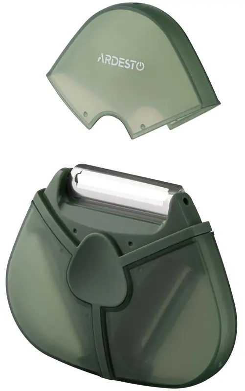 Овочечистка 3 в 1 з чохлом Ardesto Gemini, нержавіюча сталь, пластик, зелений (AR2169PG) - фото - №2