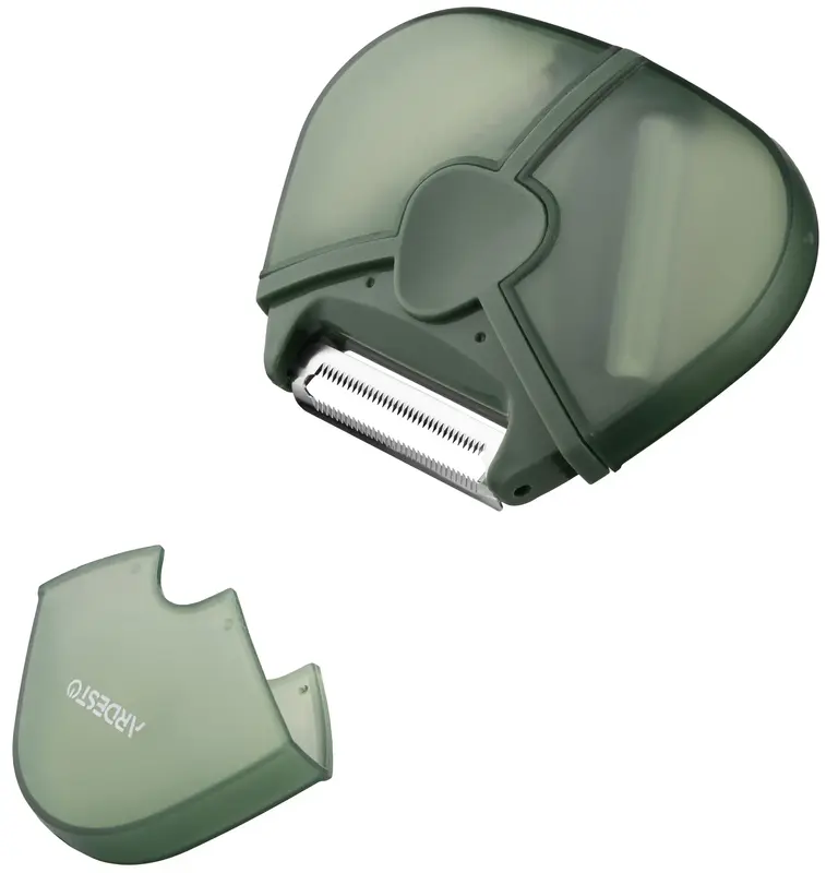 Овочечистка 3 в 1 з чохлом Ardesto Gemini, нержавіюча сталь, пластик, зелений (AR2169PG) - фото - №5