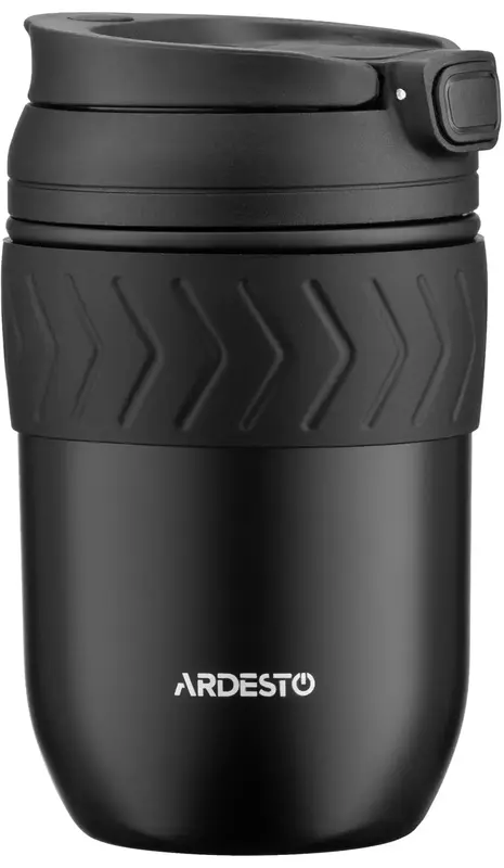 Термокухоль Ardesto Cosy, 400мл, нержавіюча сталь, чорний - фото - №0