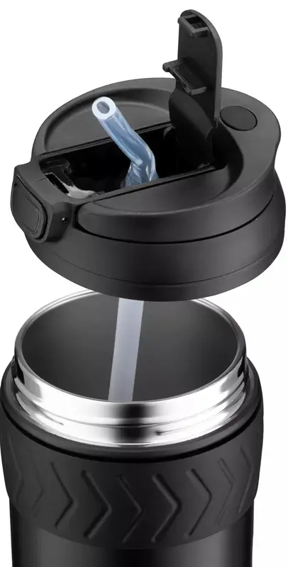 Термокухоль Ardesto Cosy, 400мл, нержавіюча сталь, чорний - фото - №5