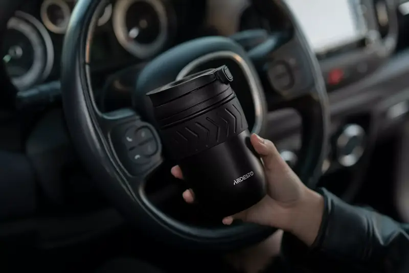 Термокухоль Ardesto Cosy, 400мл, нержавіюча сталь, чорний - фото - №8