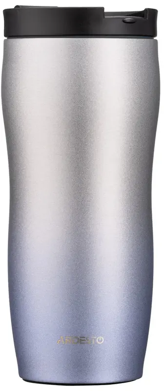 Термокружка Ardesto Metallic, 450мл, нержавеющая сталь, синий фото