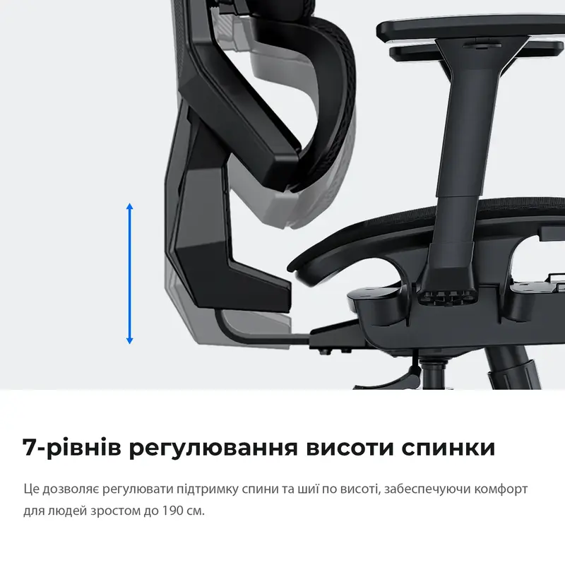 Игровое кресло Anda Seat X-Air Mega Size XL Mesh Gray Twilight фото
