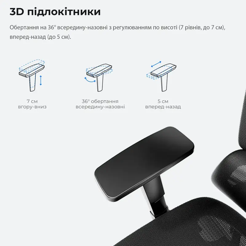 Игровое кресло Anda Seat X-Air Mega Size XL Mesh Gray Twilight фото
