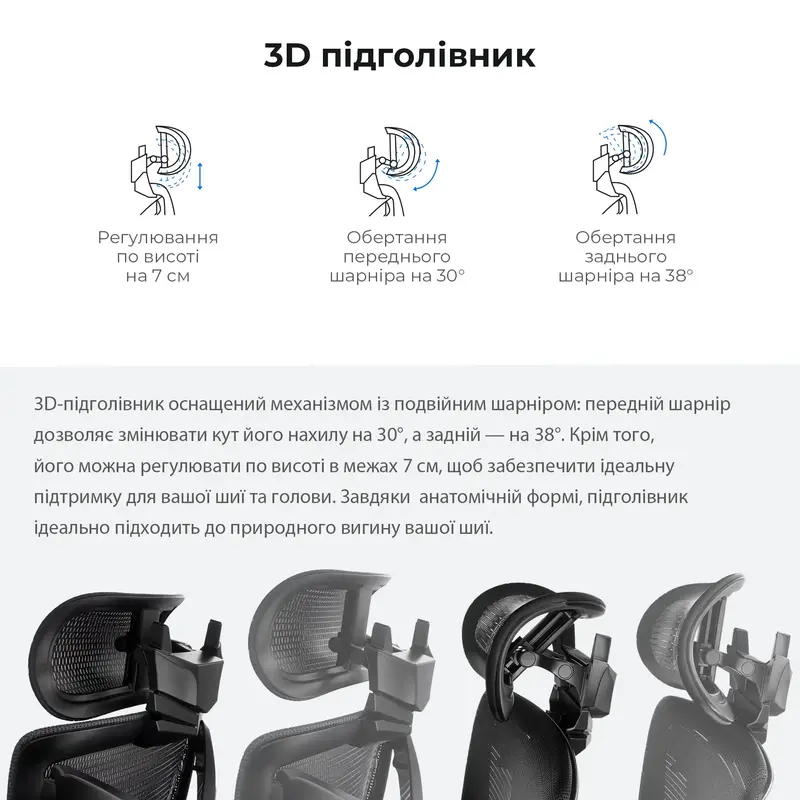 Игровое кресло Anda Seat X-Air Pro Size XL Mesh Gray Twilight фото