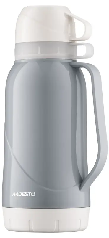 Термос Ardesto Gemini Gourmet, 1800мл, пластик, боросиликатное стекло, синий фото