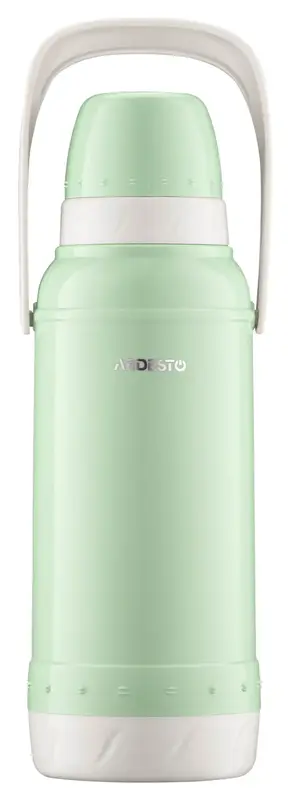 Термос Ardesto Gemini Gourmet, 2000мл, пластик, боросиликатное стекло, зеленый фото