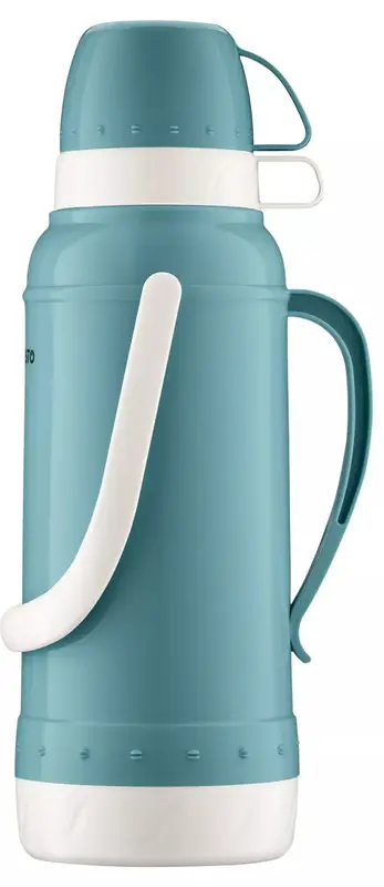 Термос Ardesto Gemini Gourmet, 2000мл, пластик, боросиликатное стекло, синий фото