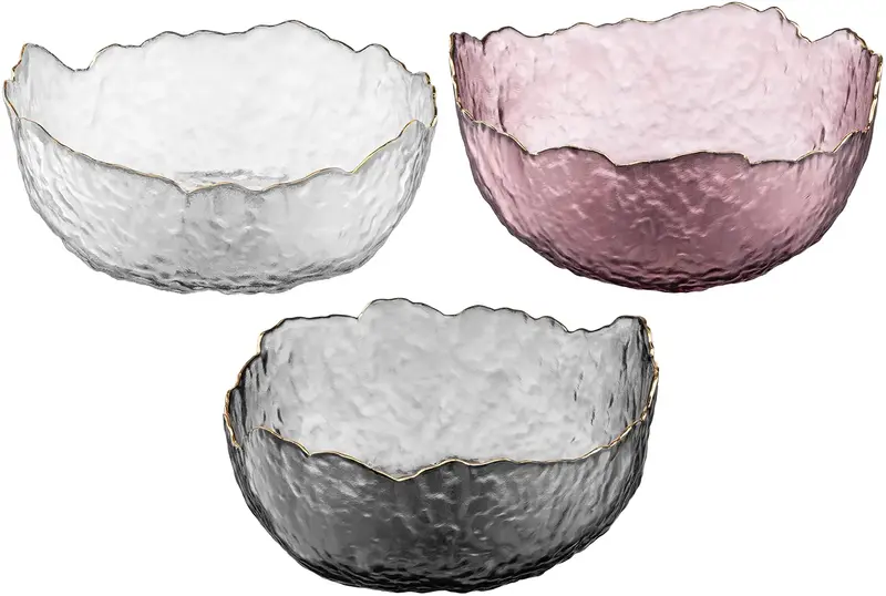 Салатник Ardesto Bell, 19.5см, скло, сірий (AR5007) - фото - №2