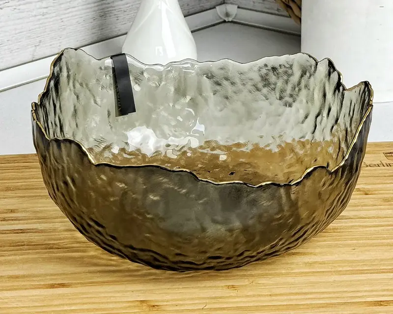 Салатник Ardesto Bell, 19.5см, скло, сірий (AR5007) - фото - №4