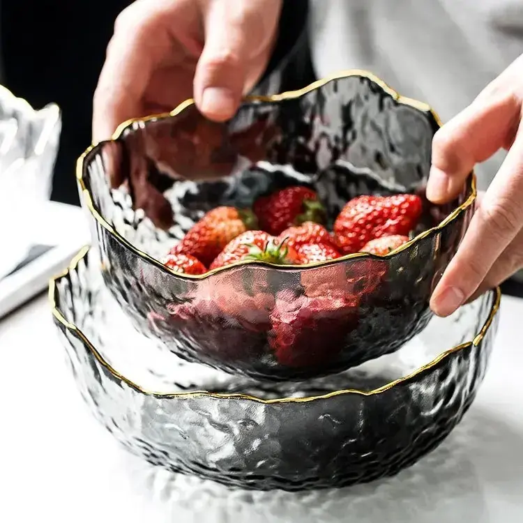 Салатник Ardesto Bell, 19.5см, скло, сірий (AR5007) - фото - №5