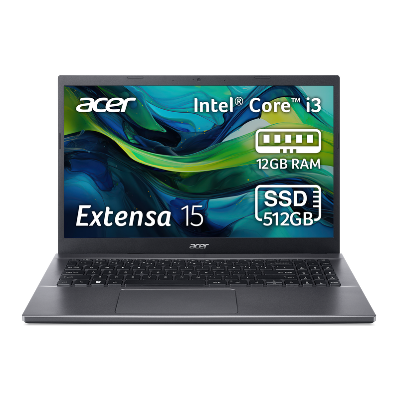 Ноутбук Acer Extensa 15 EX215-55 Steel Gray (NX.EGYEU.030) фото