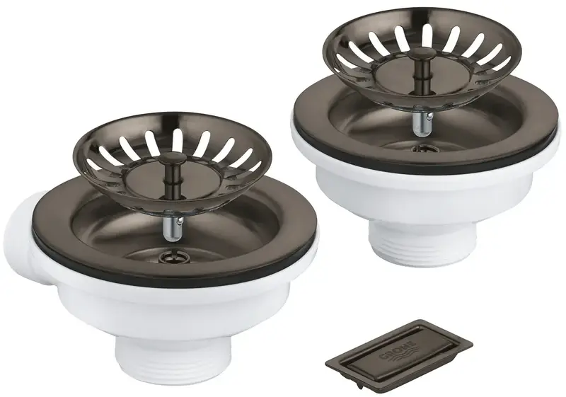 Сливной комплект Grohe для двух чаш без эксцентрика (40997AL0) фото