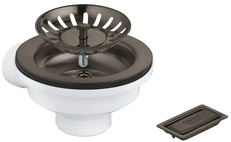 Сливной комплект Grohe для двух чаш без эксцентрика (40997AL0) фото